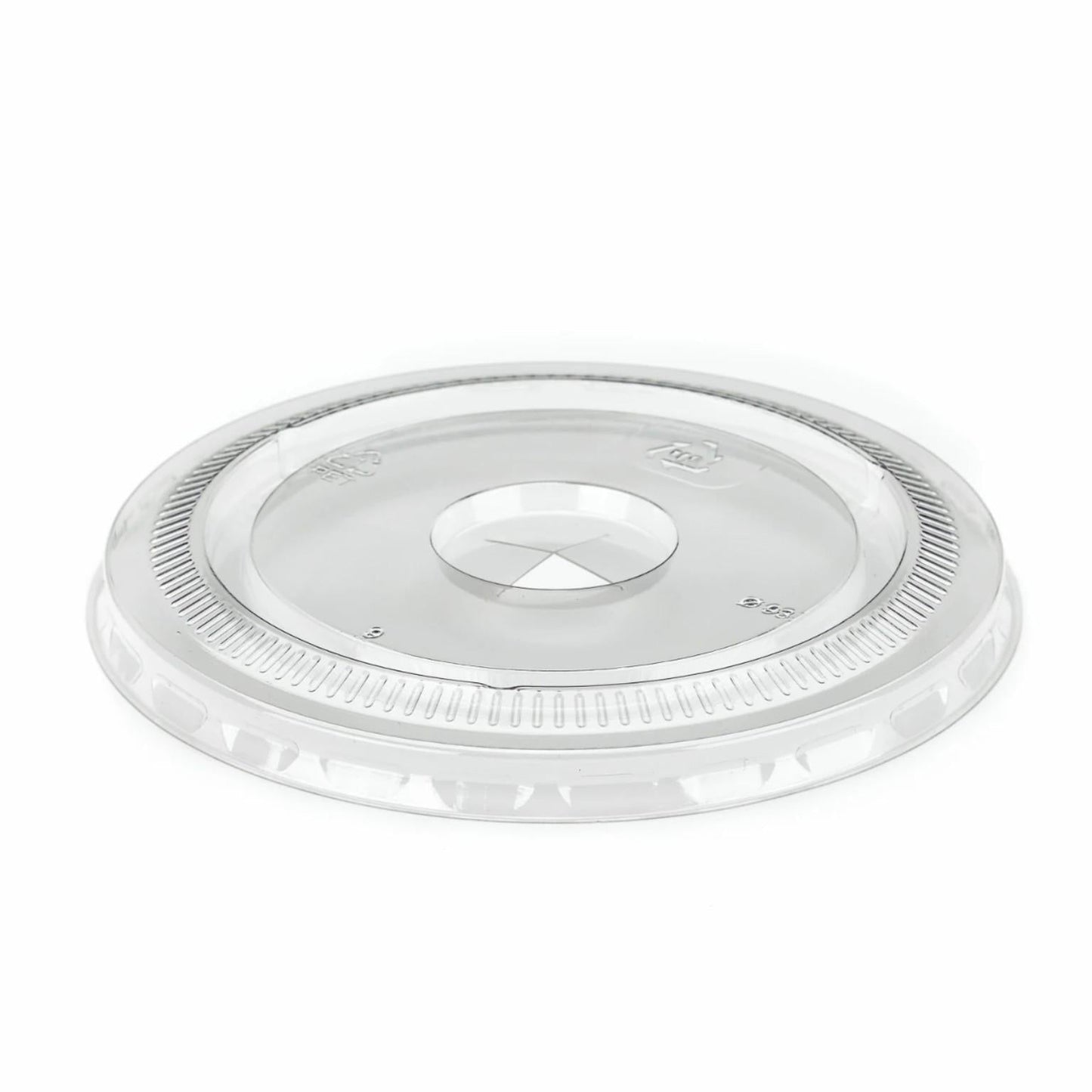 12oz Flat Lid with Straw Slot - (100 or 500 box)