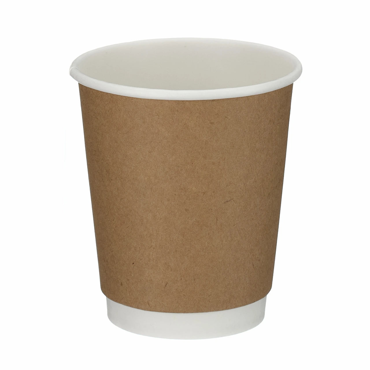 8oz Kraft Double Wall Hot Cup (100 or 500 box)