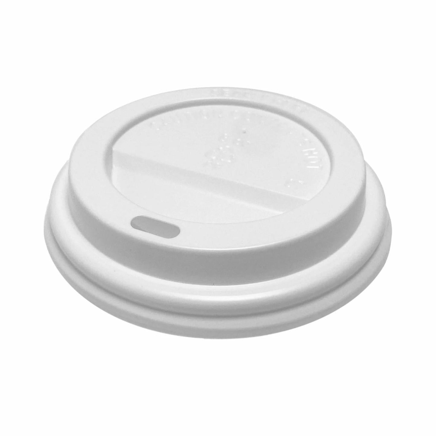 8oz White Sip Lid (PP) - (100 or 500 box)