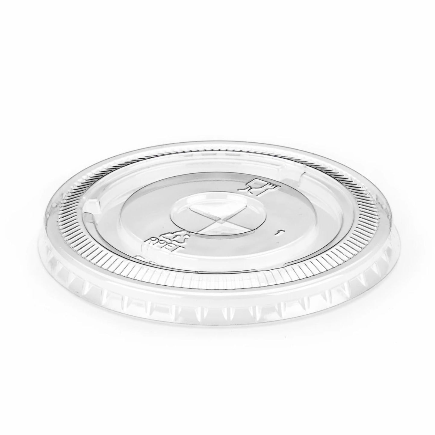 9oz Flat Lid with Straw Slot - (100 or 500 box)