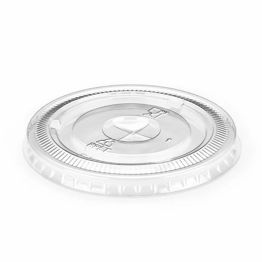9oz Flat Lid with Straw Slot - (100 or 500 box)