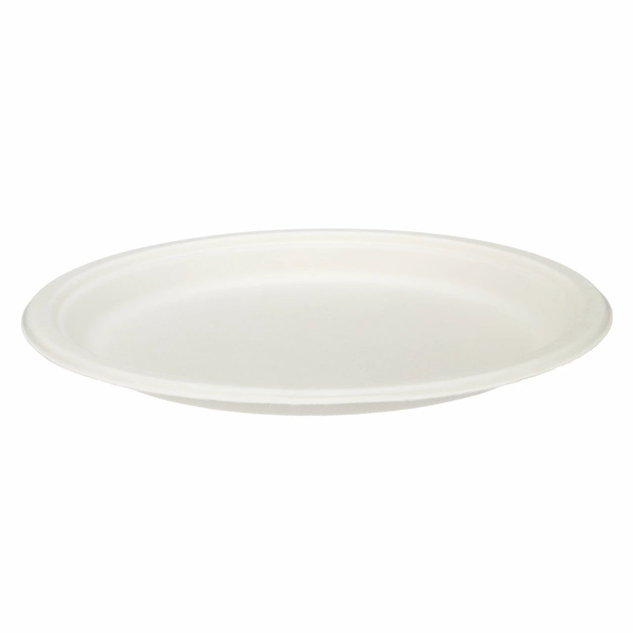 10" Bagasse Moulded Fibre Round Plate