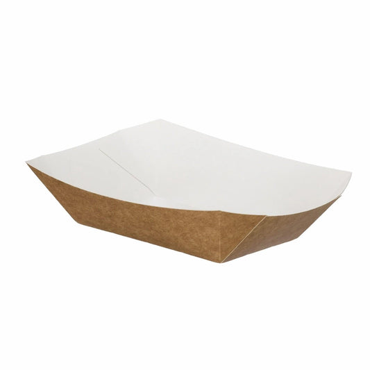 Kraft Chip Tray - (100 or 500 pack)