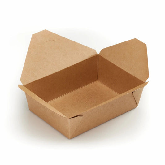Extra Large Kraft Folded Board Food Box - (90 or 180 pack)
