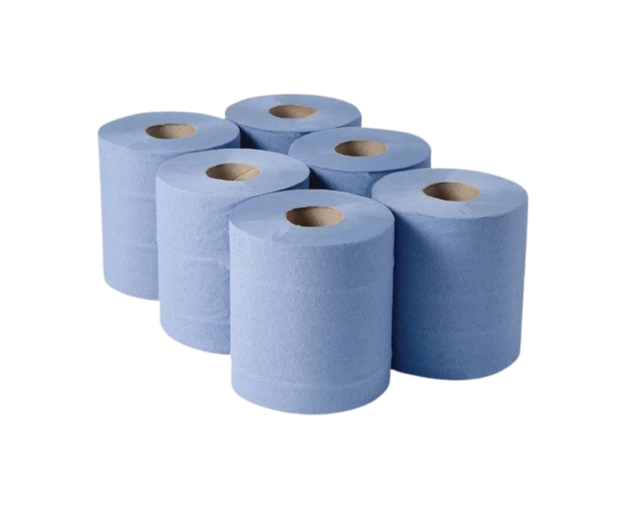 Centrefeed Blue Rolls 2-Ply 120m (6 Pack)