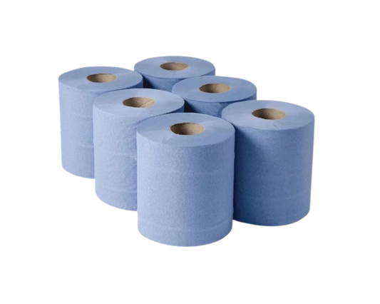 Centrefeed Blue Rolls 2-Ply 120m (6 Pack)
